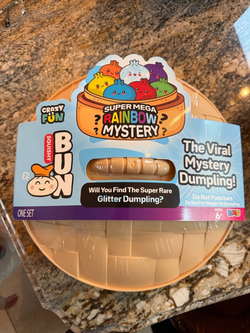 *VIRAL RARE* GIANT XL super Mega Rainbow Mystery Squishy Bun Dumpling 8LB NWT